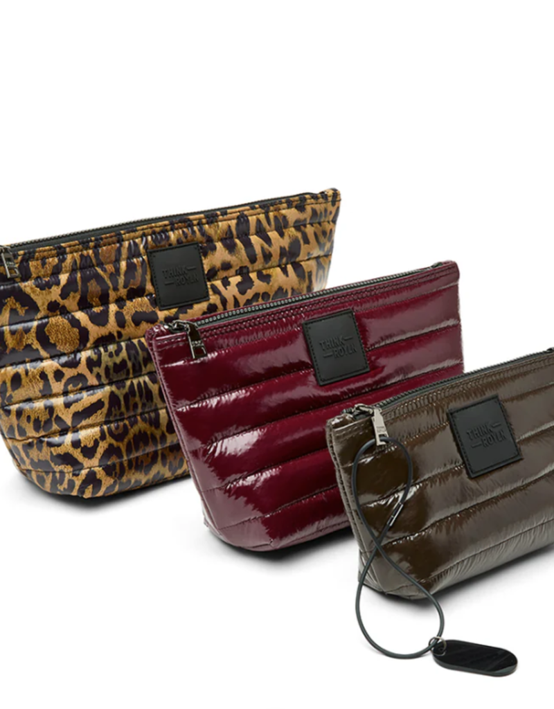 THINK ROYLN Travel Trio in Leop, Burg & Choco