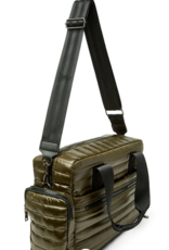 THINK ROYLN Voyager Travel Bag in Shiny Dark Olive