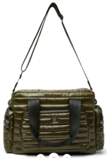 THINK ROYLN Voyager Travel Bag in Shiny Dark Olive