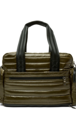 THINK ROYLN Voyager Travel Bag in Shiny Dark Olive