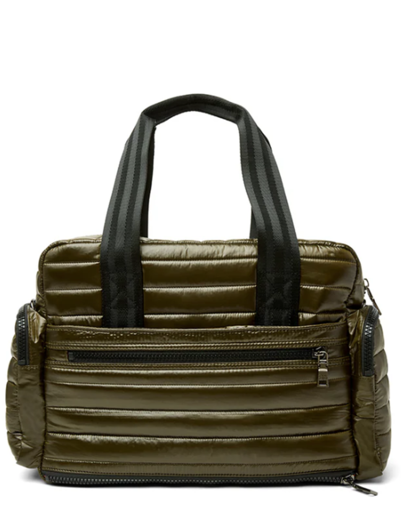 THINK ROYLN Voyager Travel Bag in Shiny Dark Olive