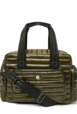 THINK ROYLN Voyager Travel Bag in Shiny Dark Olive