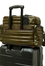 THINK ROYLN Voyager Travel Bag in Shiny Dark Olive
