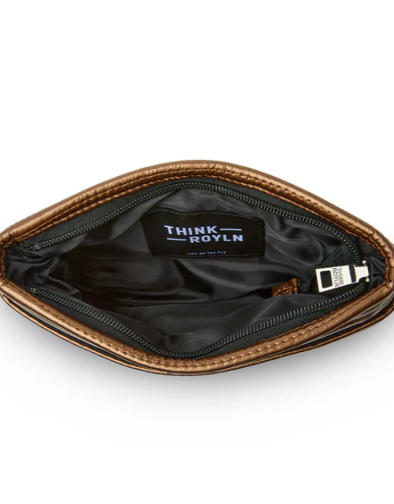 THINK ROYLN Bum Bag/Crossbody in Pearl Chestnut