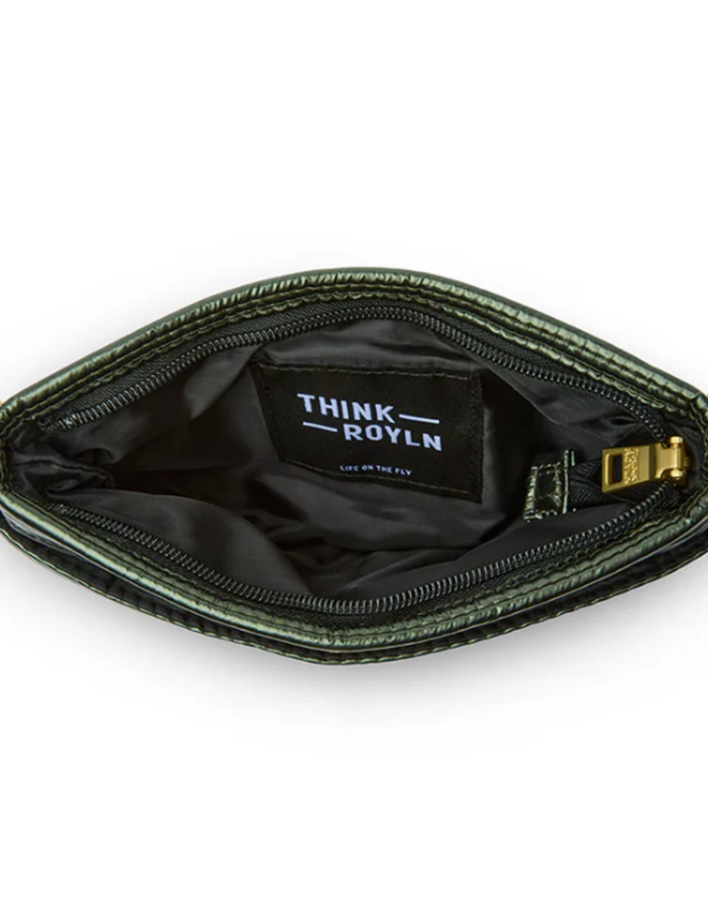 THINK ROYLN Bum Bag/Crossbody in Pearl Olive