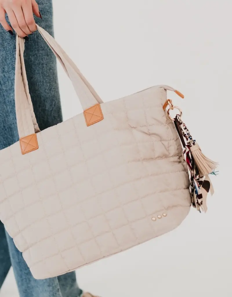 J.HOFFMAN'S Daydream Quilted Tote Bag