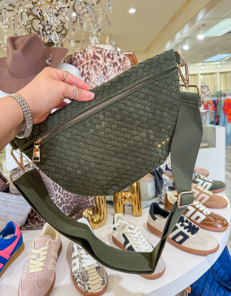 J.HOFFMAN'S Westlyn Suede Bum Bag