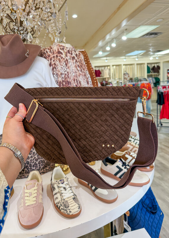 J.HOFFMAN'S Westlyn Suede Bum Bag