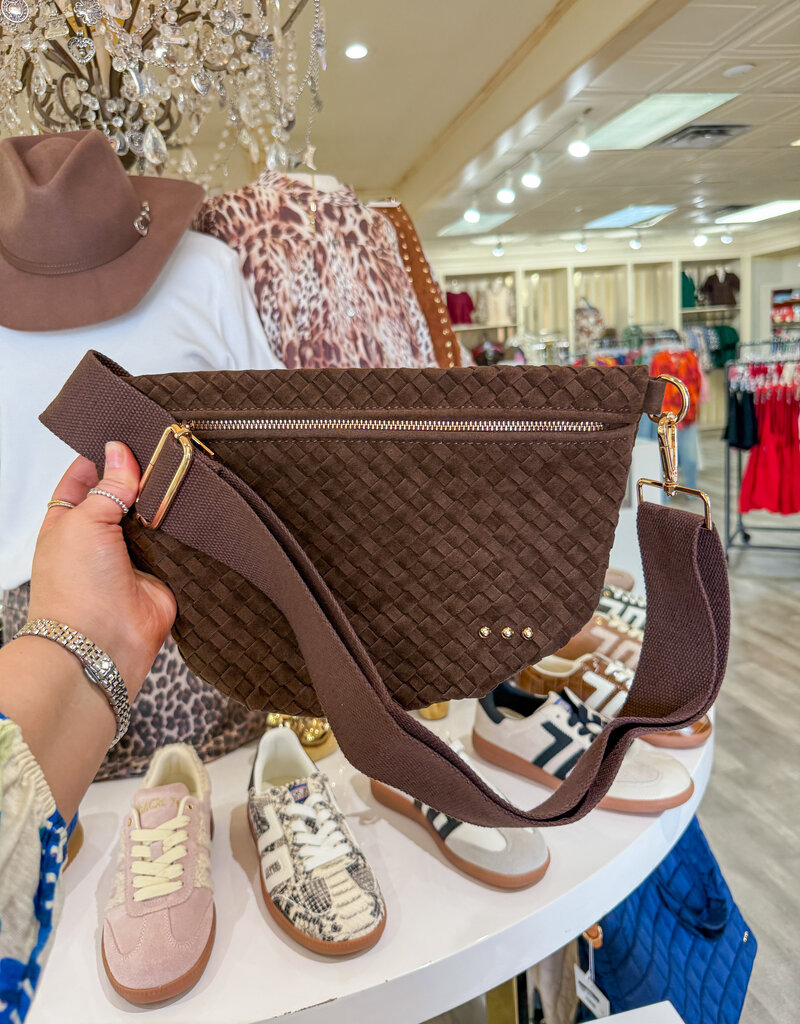 J.HOFFMAN'S Westlyn Suede Bum Bag