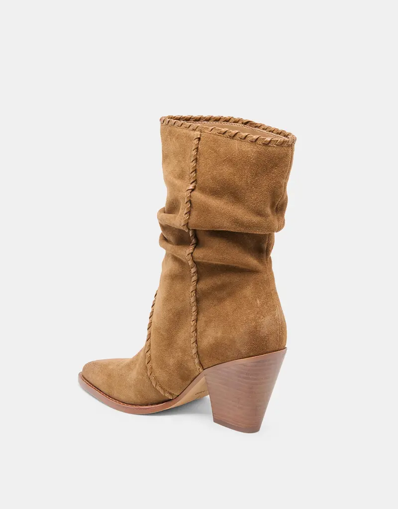 J.HOFFMAN'S Julith Boot- Brown Suede