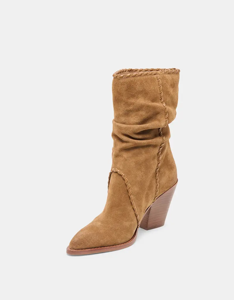 J.HOFFMAN'S Julith Boot- Brown Suede