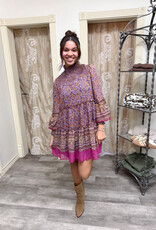 J.HOFFMAN'S Glint Dress- Purple