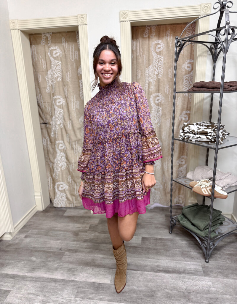 J.HOFFMAN'S Glint Dress- Purple