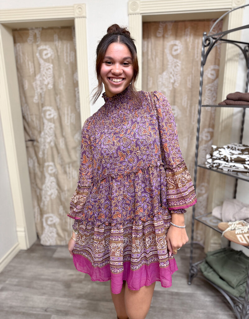 J.HOFFMAN'S Glint Dress- Purple