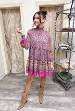 J.HOFFMAN'S Glint Dress- Purple