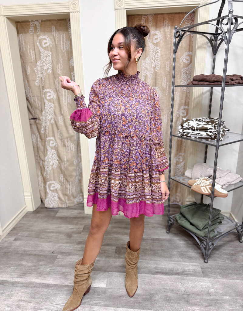 J.HOFFMAN'S Glint Dress- Purple