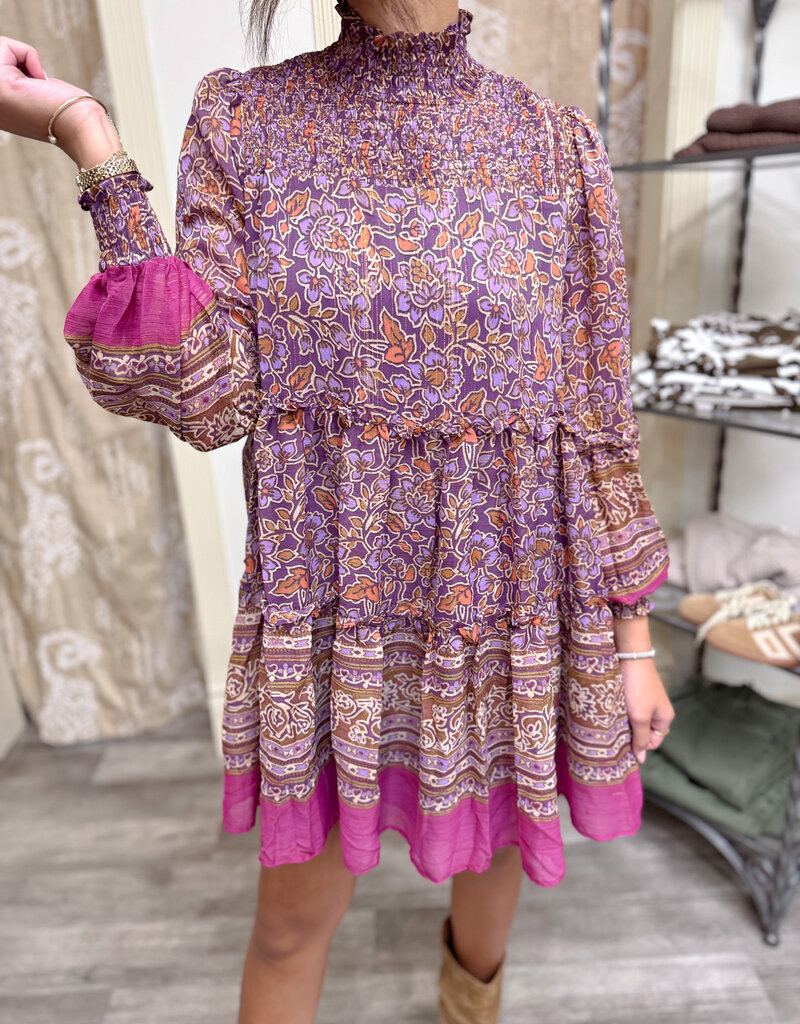 J.HOFFMAN'S Glint Dress- Purple