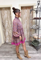 J.HOFFMAN'S Glint Dress- Purple