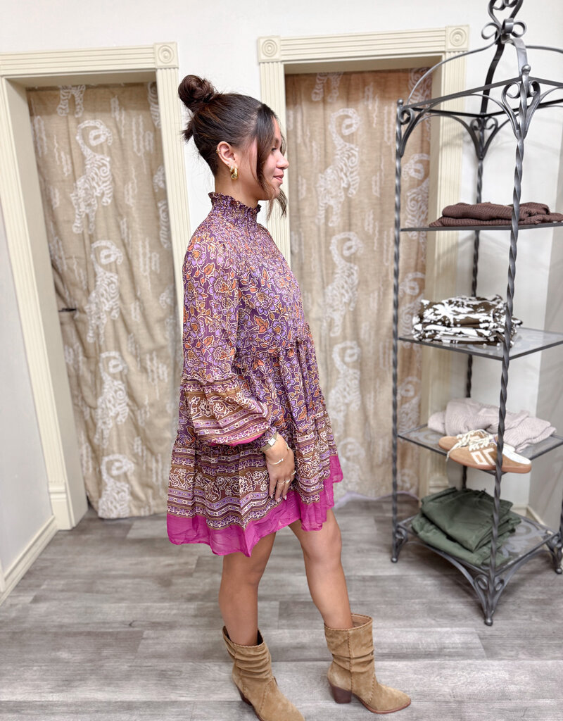 J.HOFFMAN'S Glint Dress- Purple