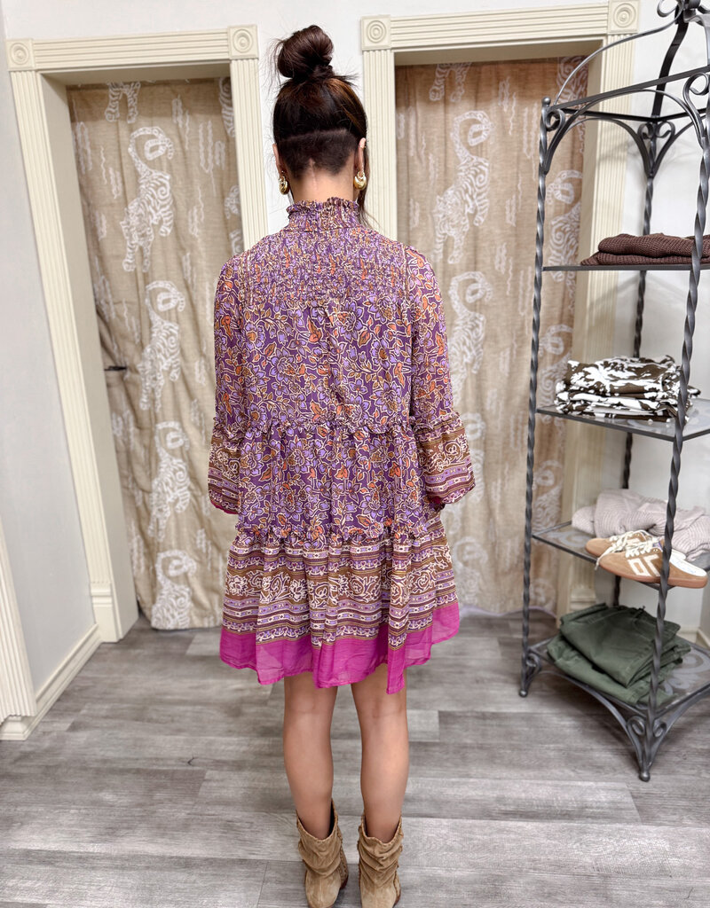 J.HOFFMAN'S Glint Dress- Purple