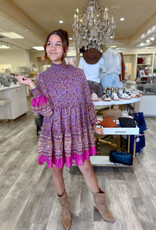 J.HOFFMAN'S Glint Dress- Purple