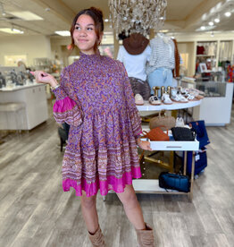 J.HOFFMAN'S Glint Dress- Purple