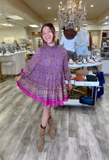 J.HOFFMAN'S Glint Dress- Purple