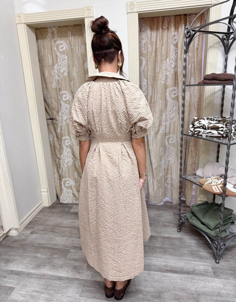 J.HOFFMAN'S Daydreamer Shirtdress- Beige