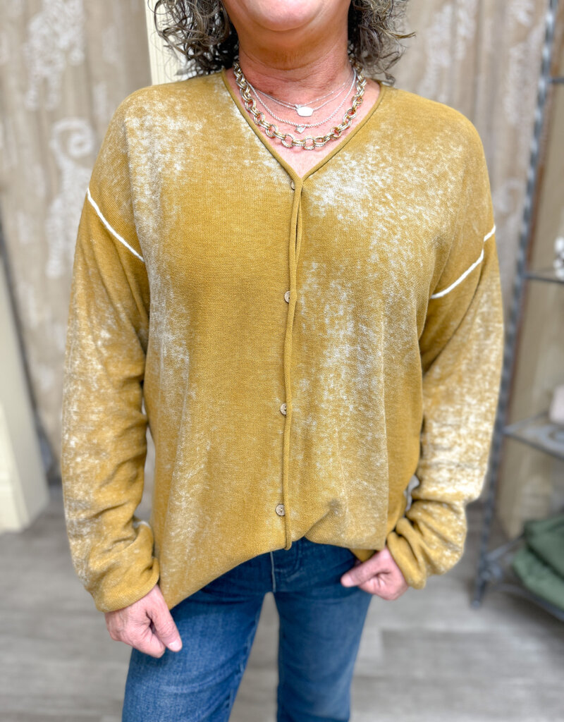 J.HOFFMAN'S Rewind Cardigan- Bronze