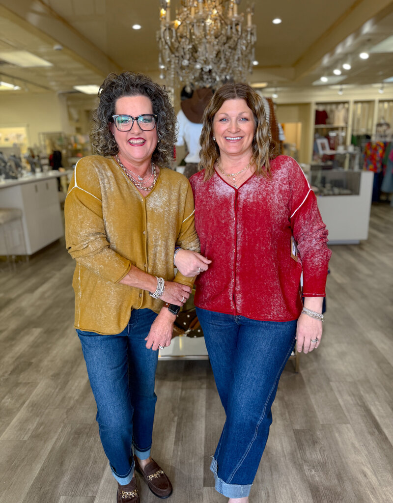 J.HOFFMAN'S Rewind Cardigan- Bronze