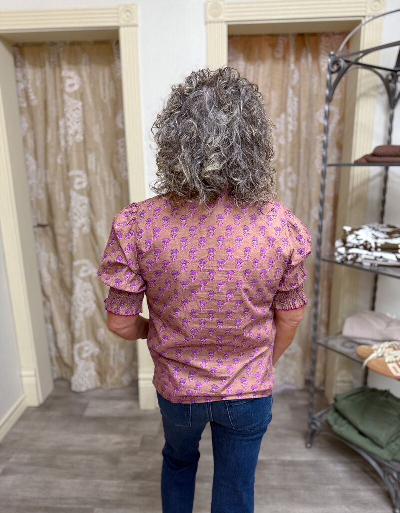 J.HOFFMAN'S Elenor Top- Plum