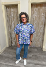 J.HOFFMAN'S Violet Petals Top