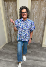 J.HOFFMAN'S Violet Petals Top