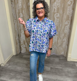 J.HOFFMAN'S Violet Petals Top