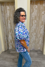 J.HOFFMAN'S Violet Petals Top