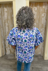 J.HOFFMAN'S Violet Petals Top