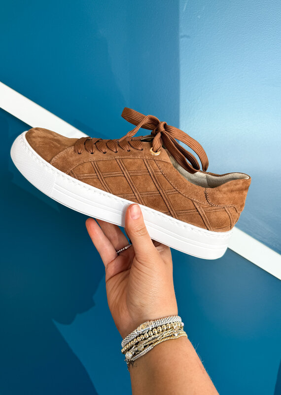J.HOFFMAN'S Yashi Sneaker - Cuoio Suede
