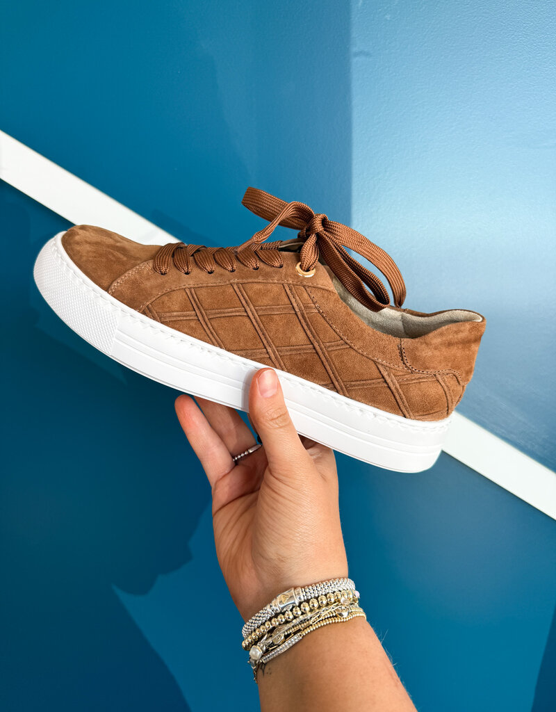 J.HOFFMAN'S Yashi Sneaker - Cuoio Suede