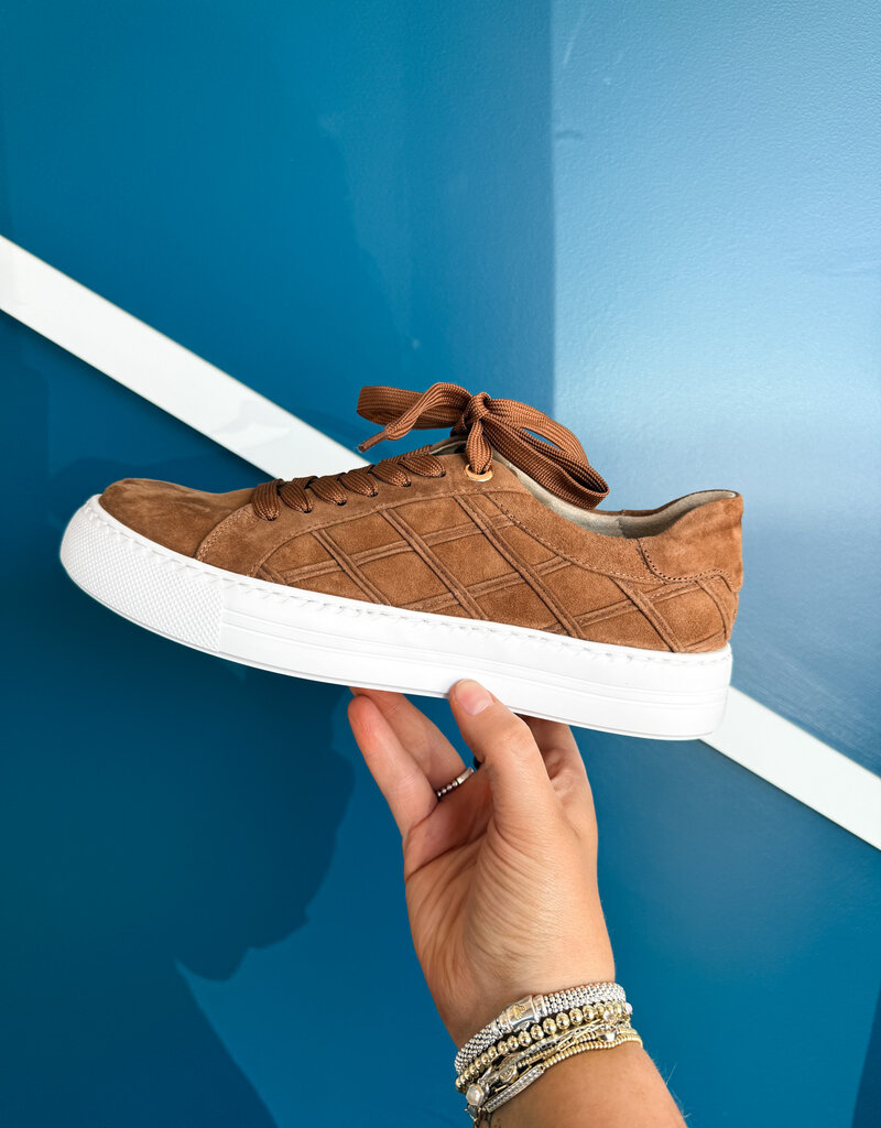 J.HOFFMAN'S Yashi Sneaker - Cuoio Suede