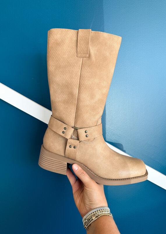 J.HOFFMAN'S Autumn Synthetic Boot- Natural
