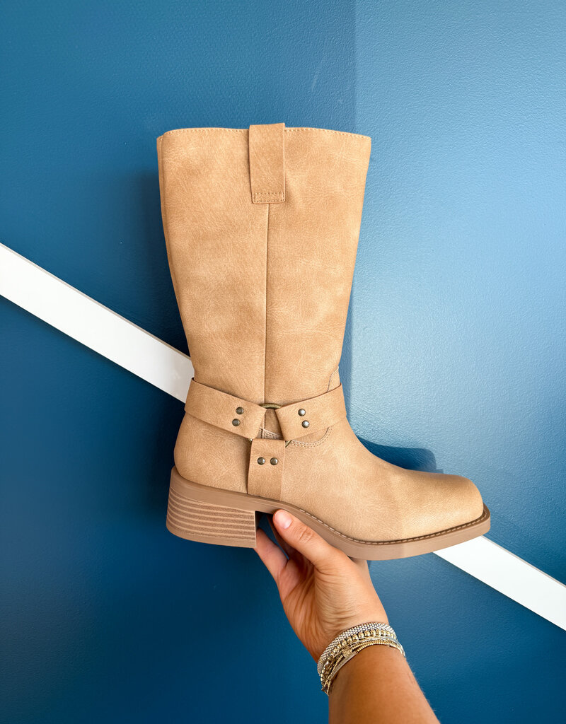J.HOFFMAN'S Autumn Synthetic Boot- Natural