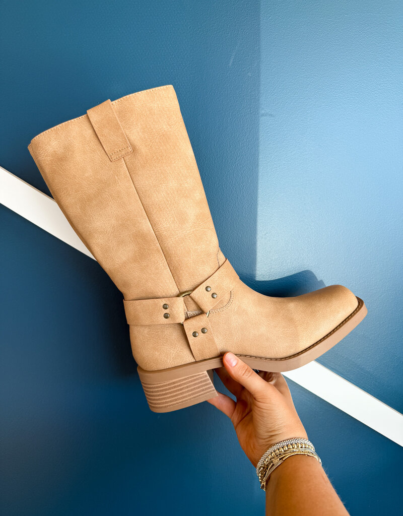 J.HOFFMAN'S Autumn Synthetic Boot- Natural