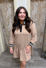 J.HOFFMAN'S Allison Dress- Latte