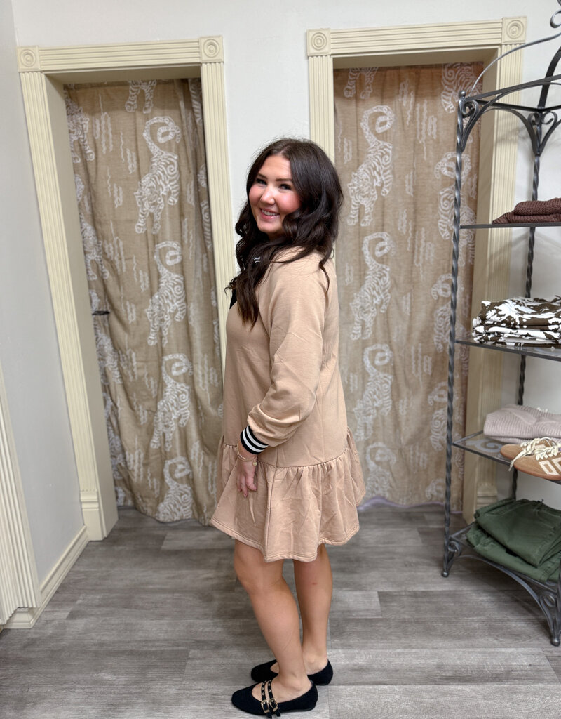 J.HOFFMAN'S Allison Dress- Latte