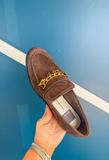 J.HOFFMAN'S Waylen Loafer- Dark Brown Suede