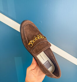 J.HOFFMAN'S Waylen Loafer- Dark Brown Suede