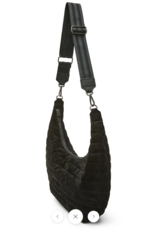 THINK ROYLN Moonstruck Bag in Suede Black