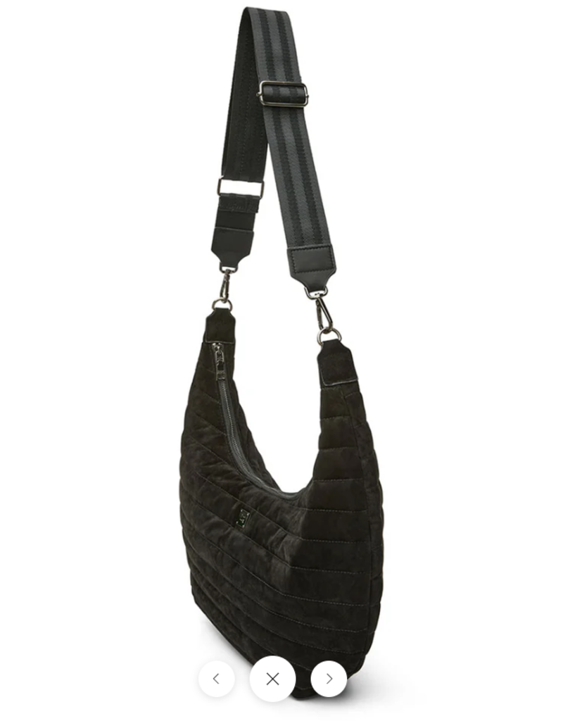 THINK ROYLN Moonstruck Bag in Suede Black