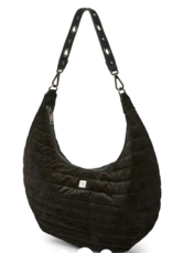 THINK ROYLN Moonstruck Bag in Suede Black