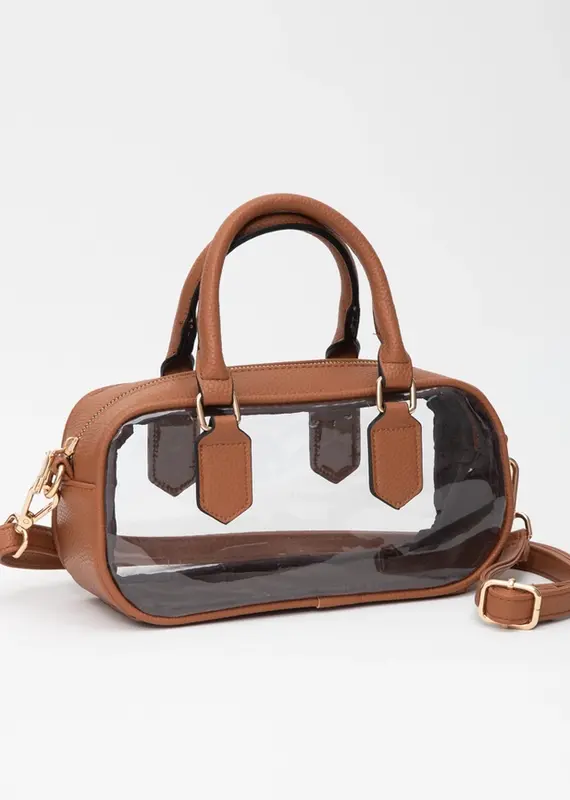 J.HOFFMAN'S Game Day Clear Bag- Tan